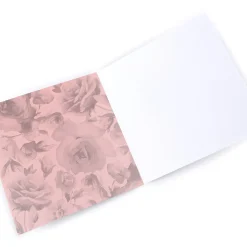 Card Factory Personalised Birthday Card - Pink Roses and Bows, Grandma