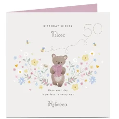 Best Personalised Birthday Card - Perfect In Every Way, Editable Age & Recipient For Wife|For Niece