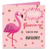 Card Factory Personalised Birthday Card - Flamin-go Wild
