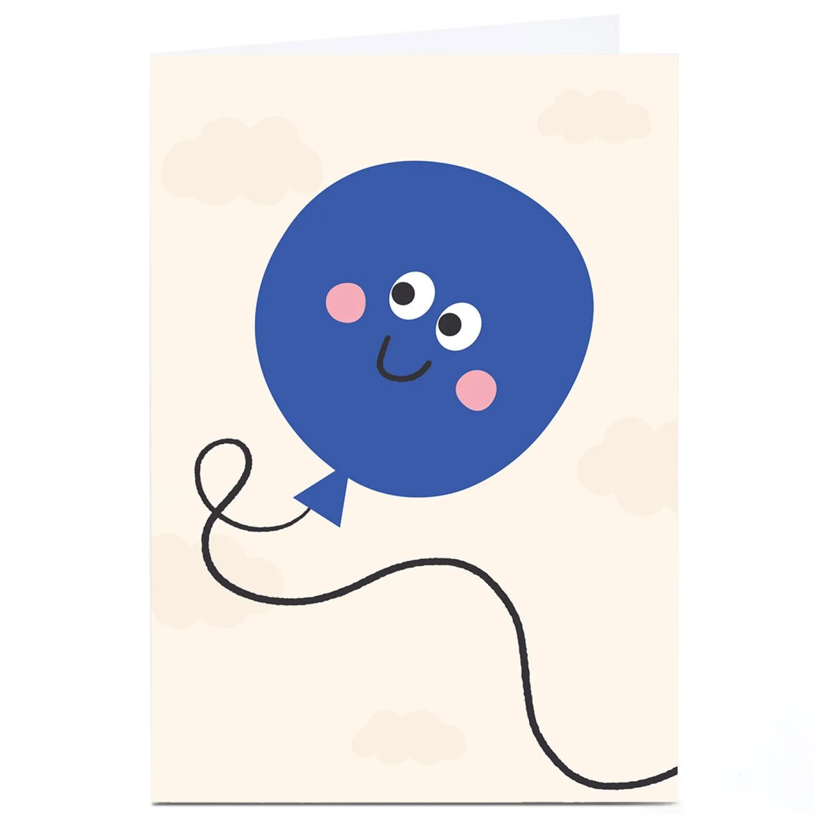 Kids Card Factory Personalised Birthday Card - Happy Balloon