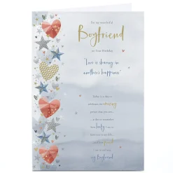 BOY Card Factory Personalised Birthday Card - Celebrate The Amazing Person You Are, Boyfriend