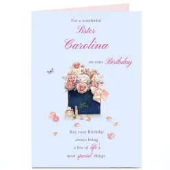 Outlet Personalised Birthday Card - Sister, Life's Most Special Things For Sister|Birthday