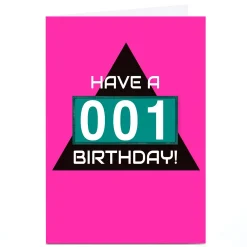 Card Factory Personalised Birthday Card - 001 Birthday