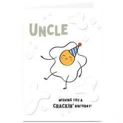 Clearance Personalised Birthday Card - Crackin' Birthday, Uncle For Uncle|Funny