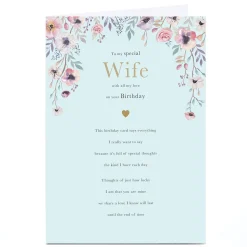Best Personalised Birthday Card - Special Thoughts I Have Each Day, Wife For Wife|Birthday