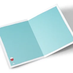 Card Factory Personalised Birthday Card - 100% Chance Of Wine