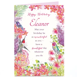 Card Factory Personalised Birthday Card - Have A Beautiful Day