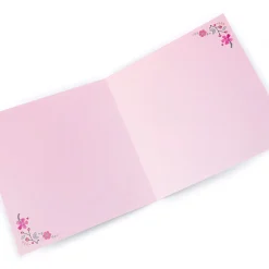 Best Personalised Birthday Card - Pretty Pink Flowers, Nan Birthday|For Her