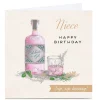 Hot Personalised Birthday Card - Sip Sip Hooray, Niece For Niece|Birthday