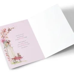 Outlet Personalised Birthday Card - Woodland Fairies Sending Special Wishes Birthday|For Her