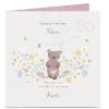 Outlet Personalised Birthday Card - Bear & Flowers, Editable Age 60Th Birthday|Special Age