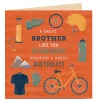 Best Personalised Birthday Card - Mountain Bike Gear For Brother|Birthday