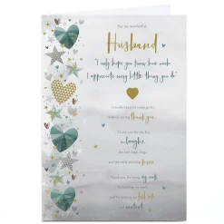 Discount Personalised Birthday Card - Appreciate Every Thing, Husband For Husband|Birthday