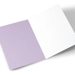 Card Factory Personalised Birthday Card - Purple Living Room