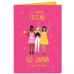 Online Personalised Birthday Card - It's Your Birthday! Female Friend|For Friend