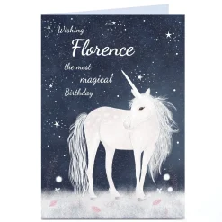 Kids Card Factory Personalised Birthday Card - Most Magical Unicorn