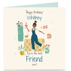 New Personalised Birthday Card - You're the Best For Friend|Premium Square