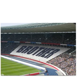 Kids Card Factory Personalised Birthday Card - Stadium Crowd [Brother]