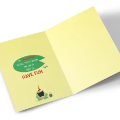 Best Personalised Birthday Card - Smiling Because You're My Brother For Brother|Funny