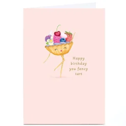 Hot Personalised Birthday Card - Happy Birthday You Fancy Tart For Sister|For Niece
