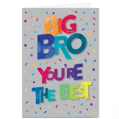 New Personalised Birthday Card - Big Bro You're The Best For Brother|Birthday