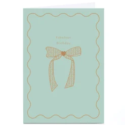 Discount Personalised Birthday Card - Fabulous bow For Friend|Female Friend
