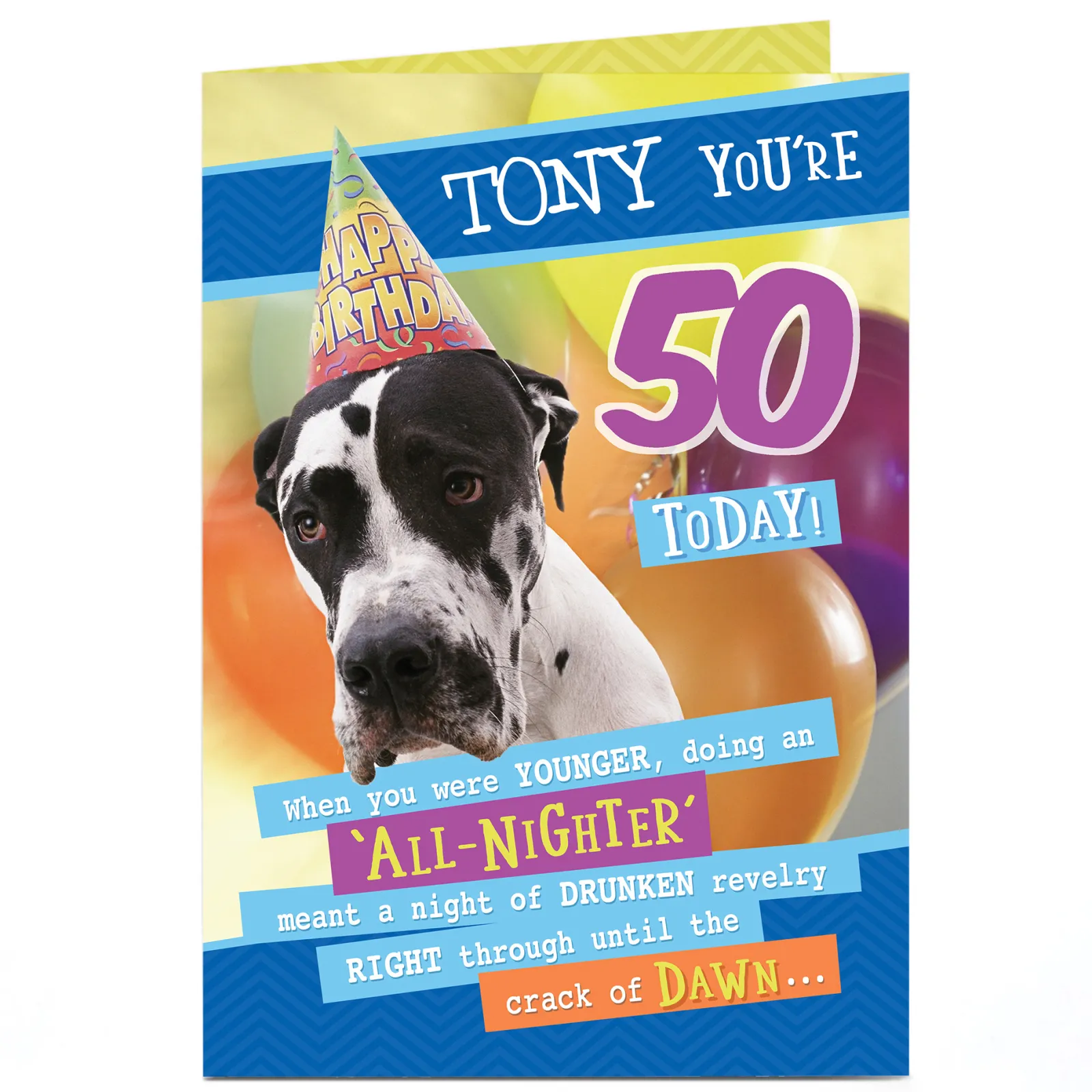 Online Personalised Birthday Card - Crack Of Dawn, Editable Age BOY For Son|For Husband
