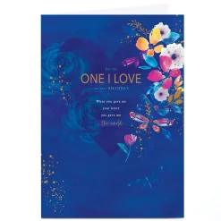 Best Personalised Birthday Card - You Gave Me The World, One I Love Birthday|For Her