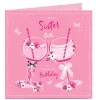 Card Factory Personalised Birthday Card - Amazing Sister Gin Glasses