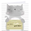 Card Factory Personalised Birthday Card - From the Cat
