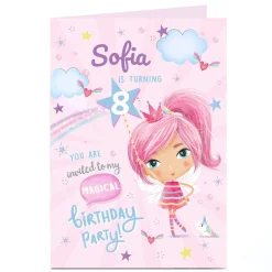 Kids Card Factory Personalised Birthday Invitation - Magical Birthday