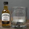 Card Factory Personalised Birthday Whisky Tumbler and Bowmore Miniature