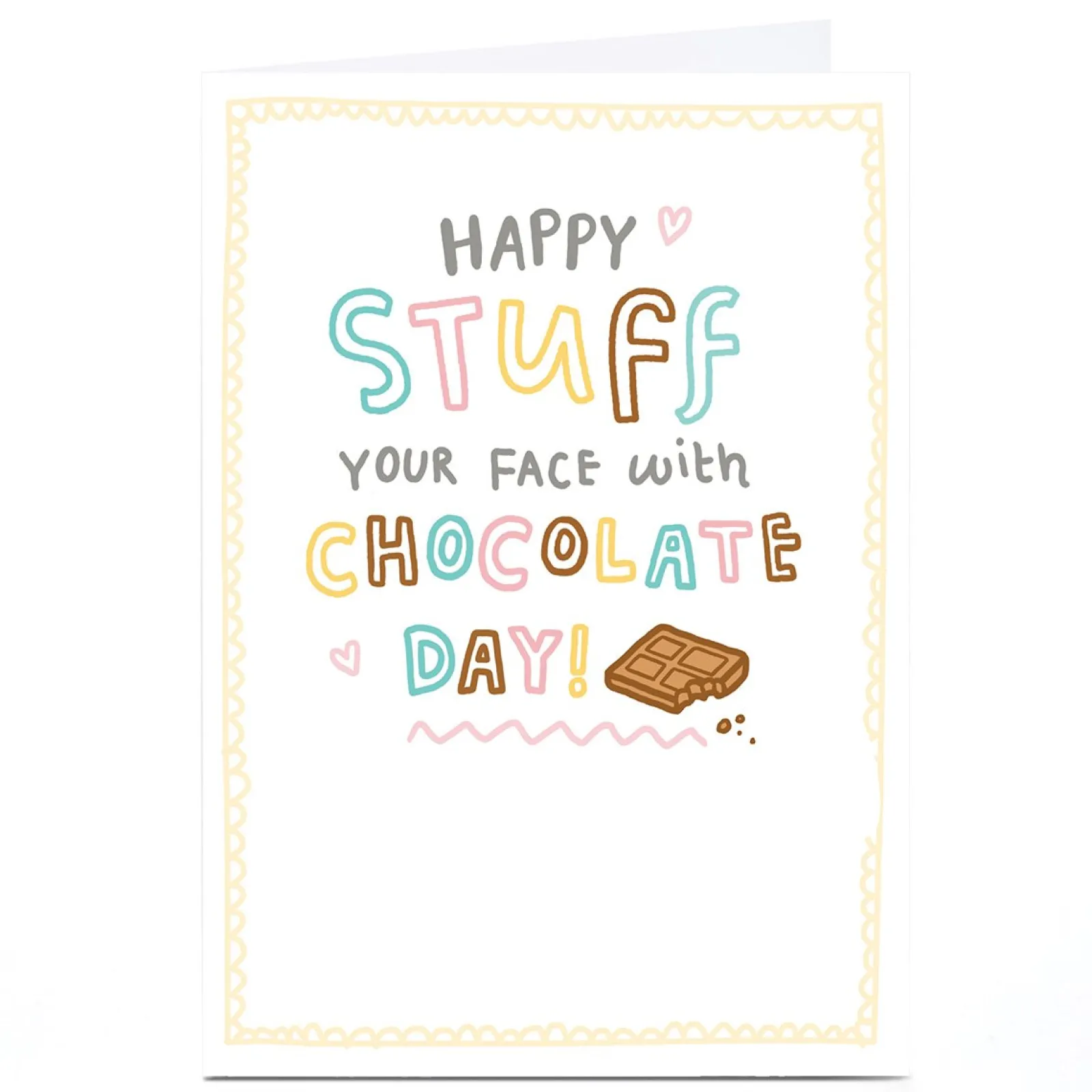 Card Factory Personalised Blue Kiwi Easter Card - Stuff Your Face