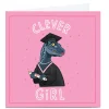 Clearance Personalised Blue Kiwi Graduation Card - Clever Girl Father's Day|Graduation