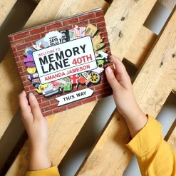 New Personalised Book - Memory Lane 40th Birthday 40Th Birthday|Books