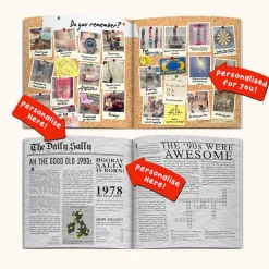 New Personalised Book - Memory Lane 40th Birthday 40Th Birthday|Books