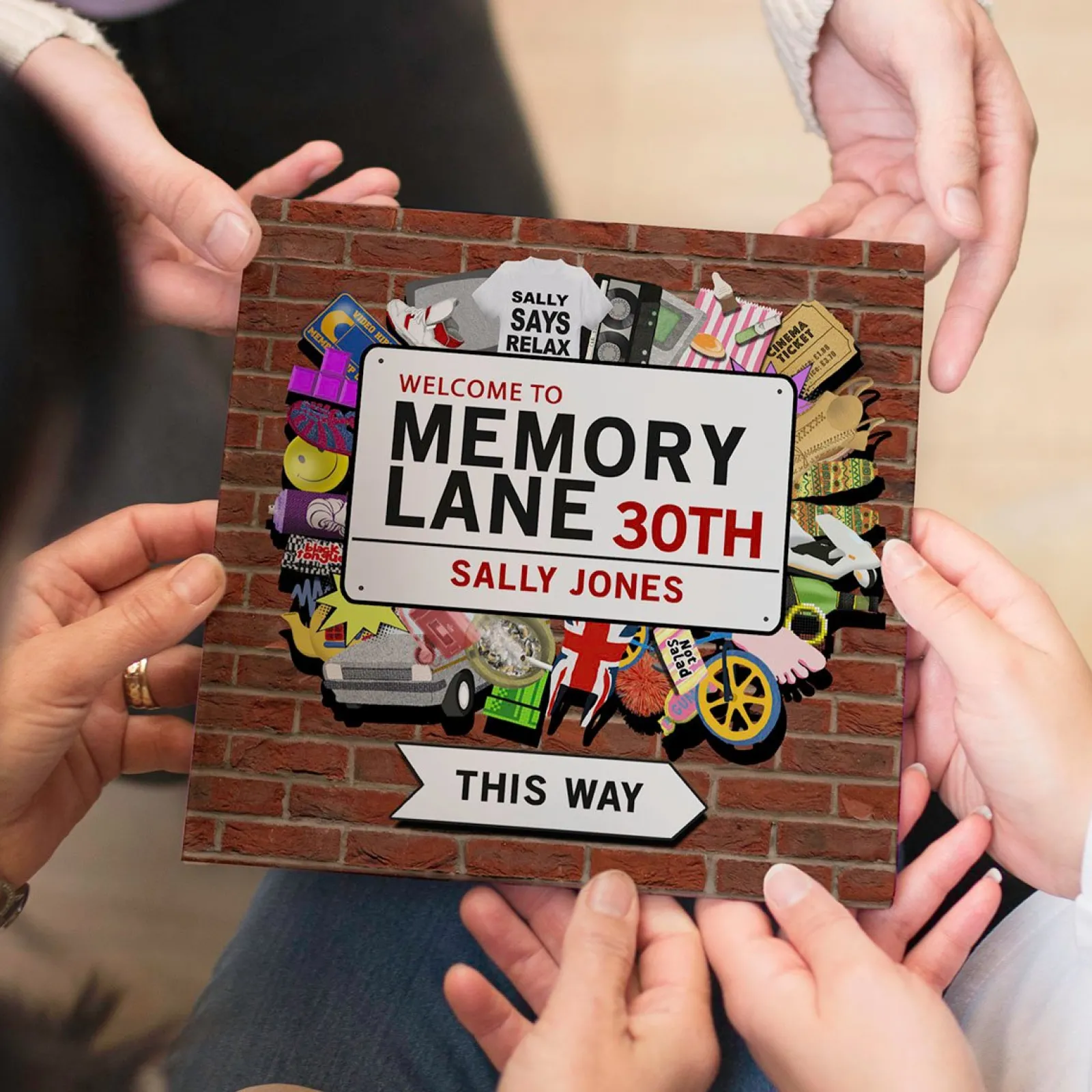 New Personalised Book - Memory Lane 30th Birthday 30Th Birthday|Books