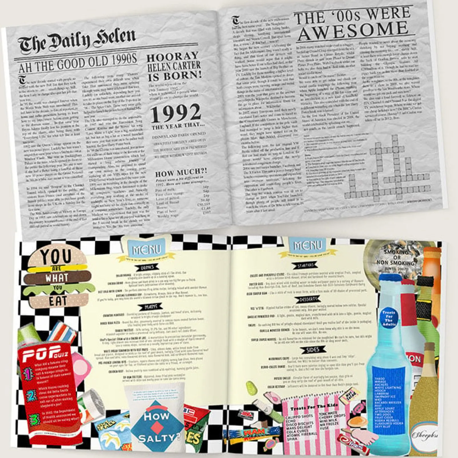 New Personalised Book - Memory Lane 30th Birthday 30Th Birthday|Books