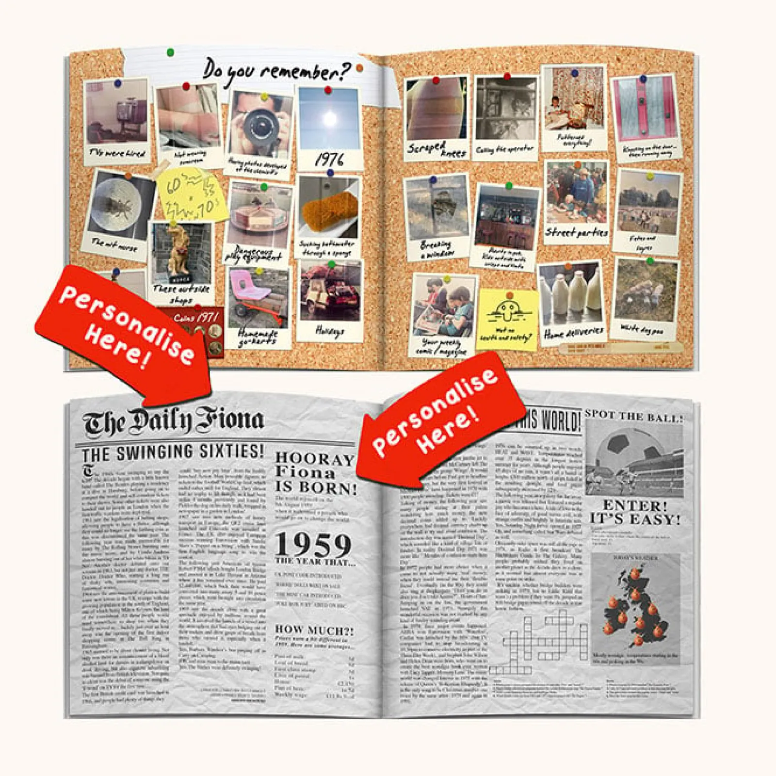Sale Personalised Book - Memory Lane 60th Birthday 60Th Birthday|Books