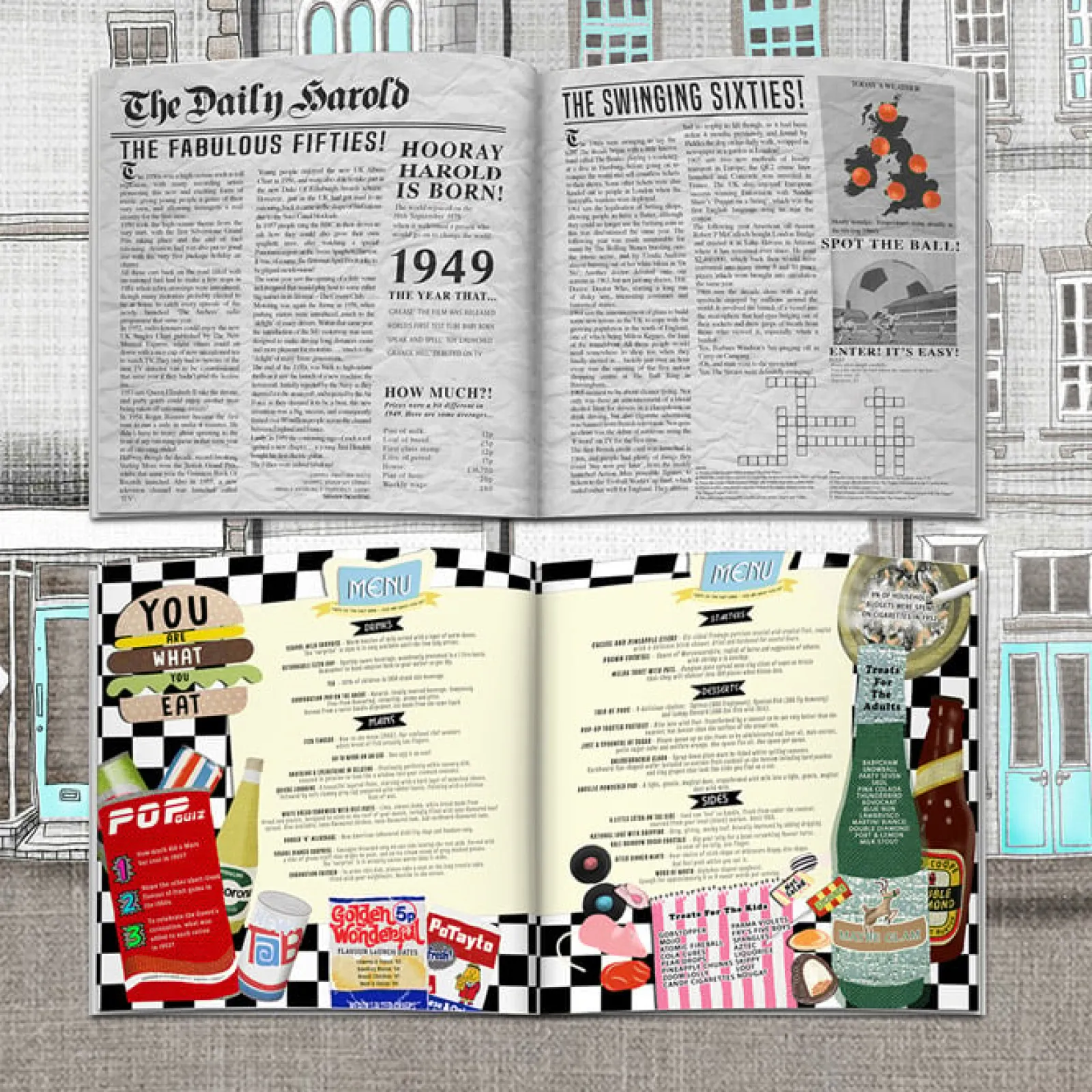 Discount Personalised Book - Memory Lane 75th Birthday Books|Gifts For Him