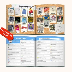Card Factory Personalised Book - Memory Lane 21st Birthday