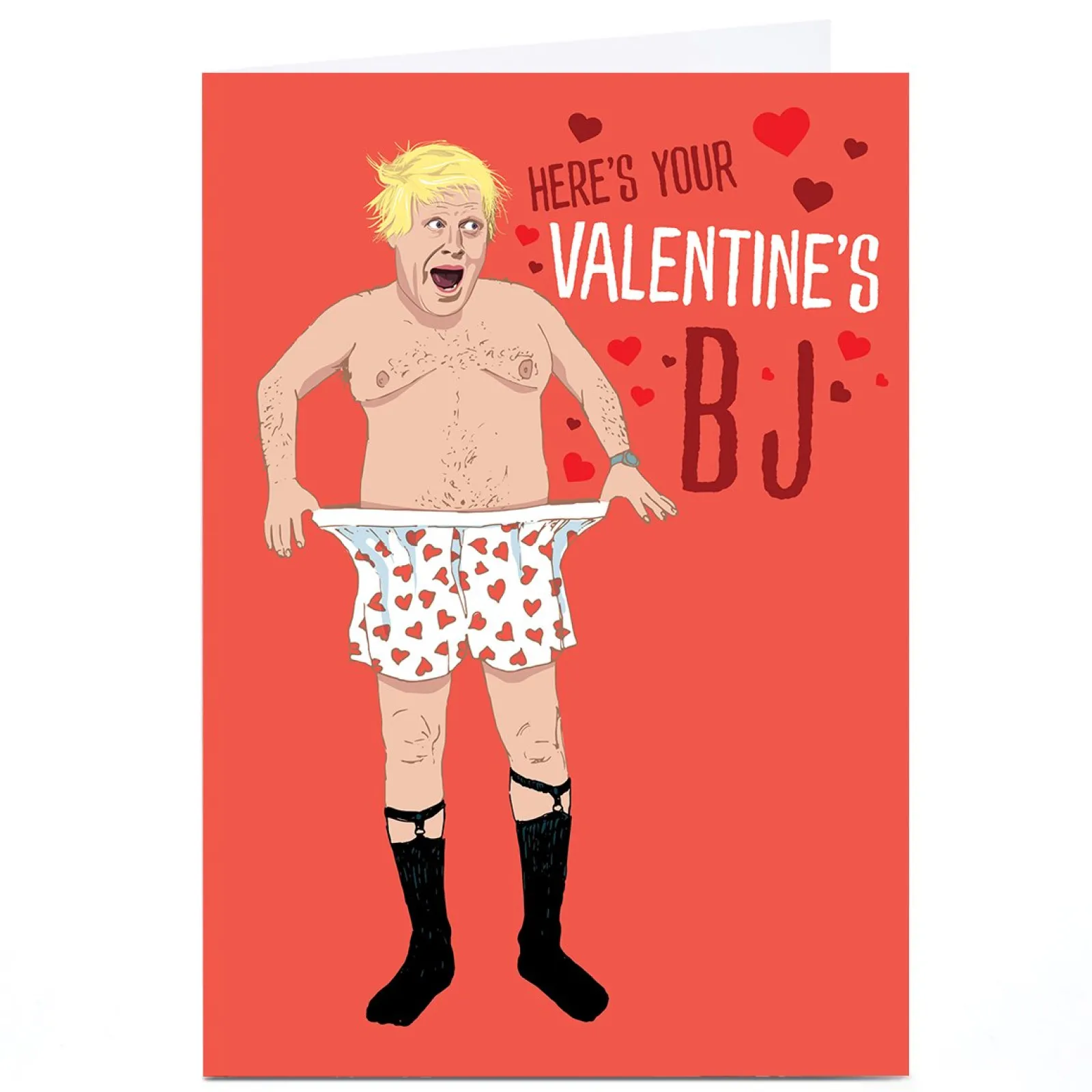 Card Factory Personalised Brainbox Candy Valentine's Day Card - Valentine's BJ
