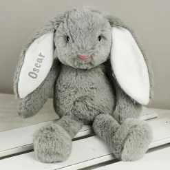 New Personalised Bunny Rabbit Soft Toy Kids 1St Birthday|Soft Toys