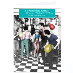 Card Factory Personalised Card - All In One Room...