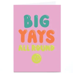 Clearance Personalised Card - Big Yays All Round New Job|New Home
