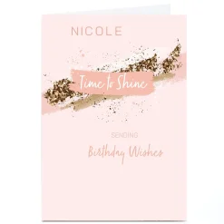 Card Factory Personalised Card - Birthday Wishes