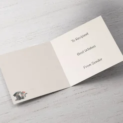 New Personalised Card - Cat and Dog Husband For Husband|Premium Square