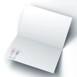 Sale Personalised Card - Confetti & Champagne Flutes Wedding|Engagement