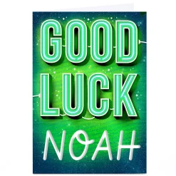Sale Personalised Card - Eday Good Luck Good Luck