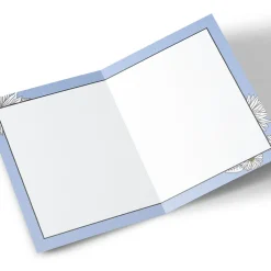 New Personalised Card - Initial & Flowers Kids Any Occasion|Thank You